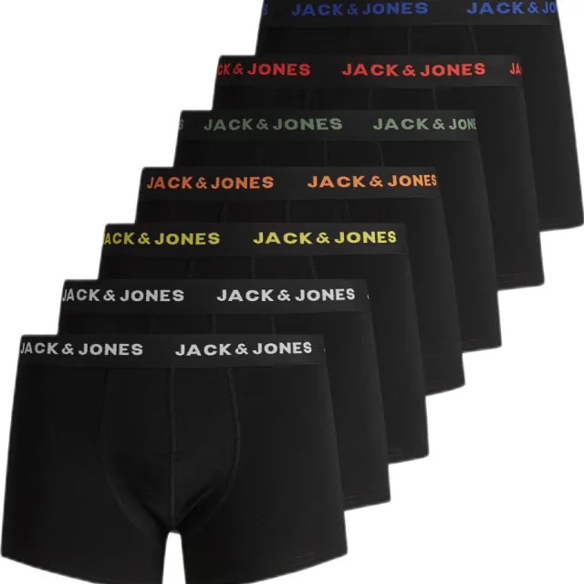 Jack & Jones boxershorts zwart (7-pack)