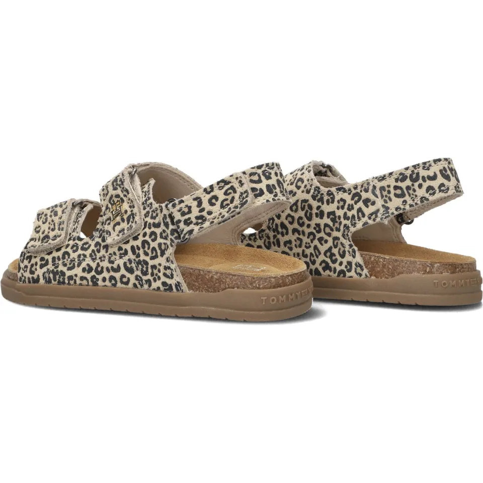 Tommy Hilfiger Francis platte sandalen panterprint, foto 4