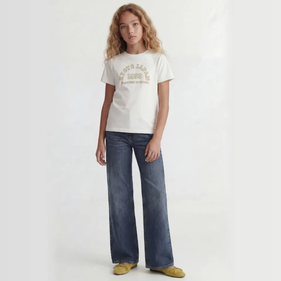 JJXX GIRL T-shirt met tekst wit