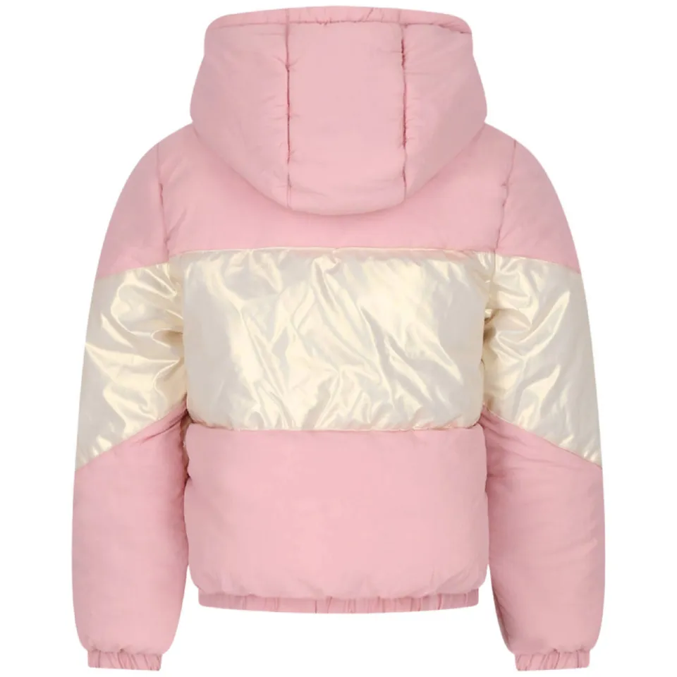 Moodstreet gewatteerde winterjas roze, foto 3