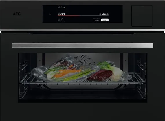 AEG TP9SK821T inbouw combi stoomoven zwart, foto 2