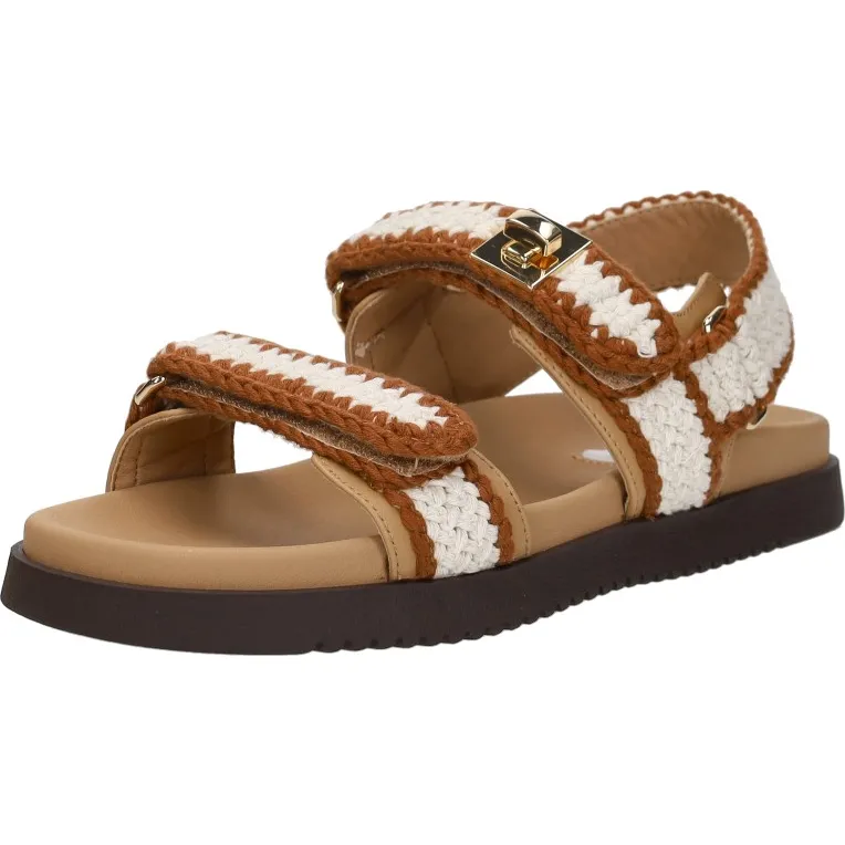 Steve Madden Mona platte sandaal beige, foto 5