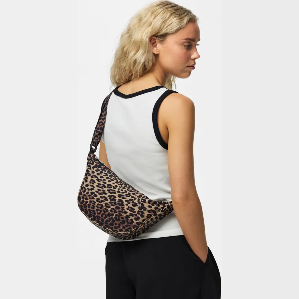 Pieces Amanda crossbodytas panterprint bruin, foto 3
