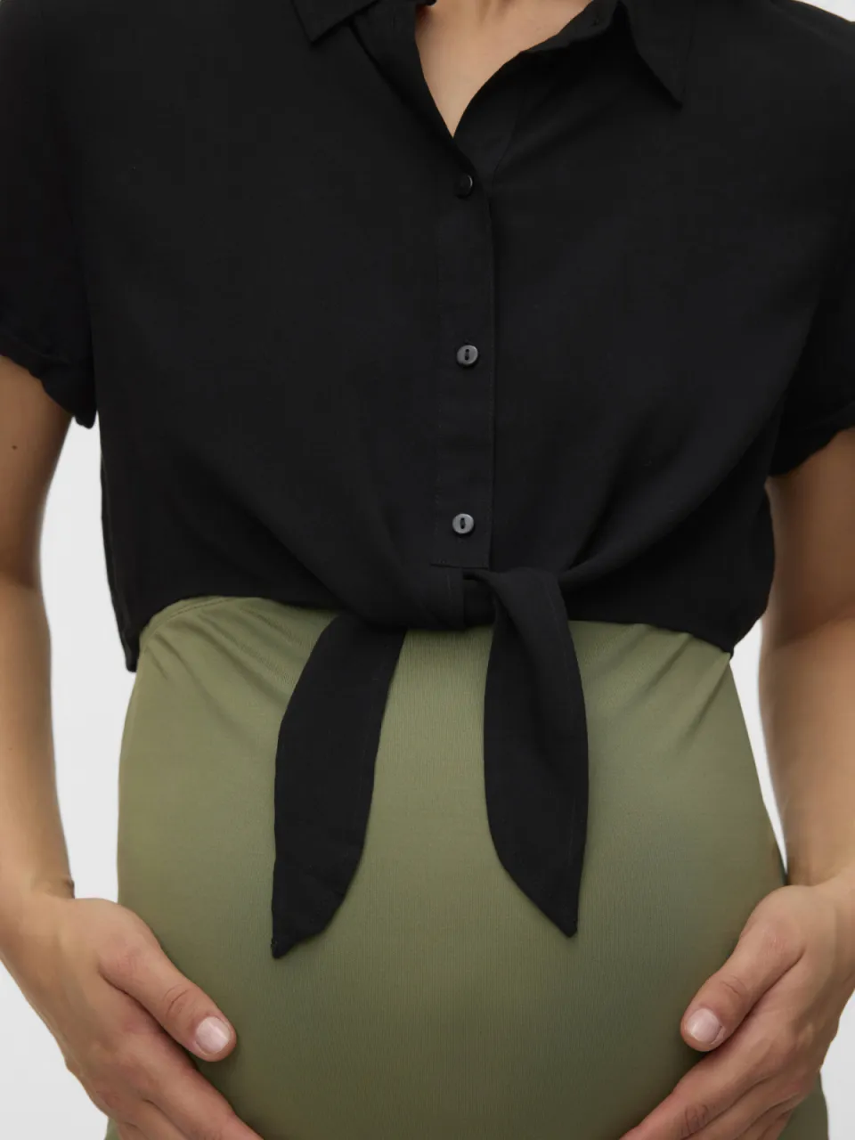 Mamalicious zwangerschaps- en voedingsblouse zwart, foto 5