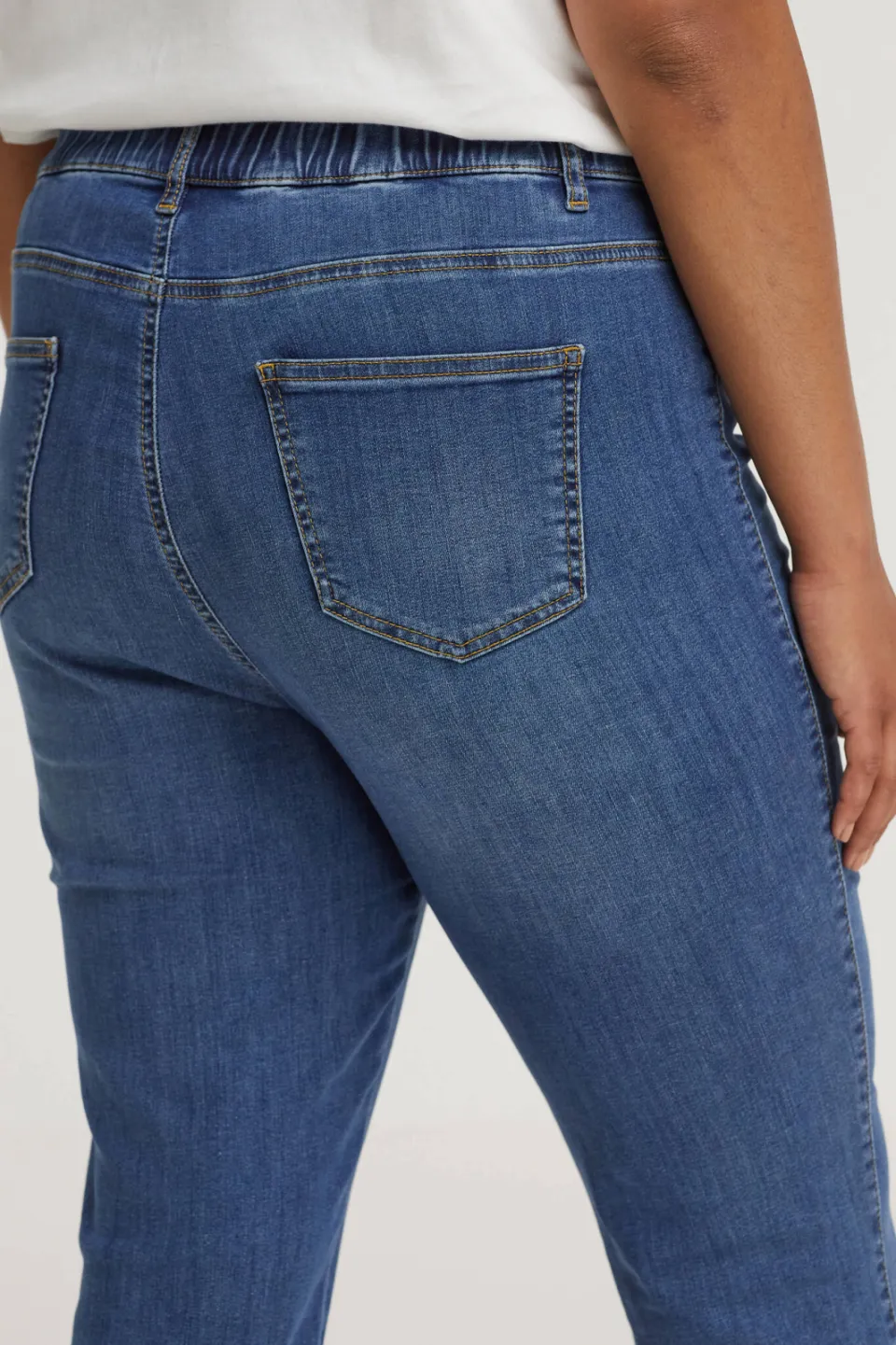 Yoek high waist bootcut jeans light denim, foto 5