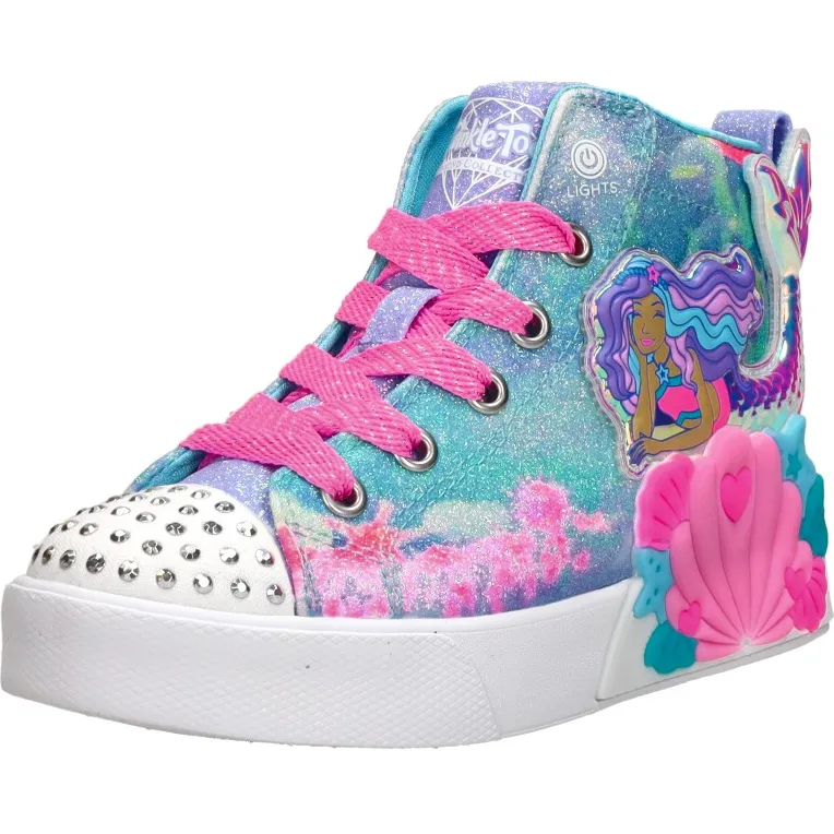 Skechers Twinkle Magic Mermaid Sea hoge sneaker lichtblauw licht blauw, foto 4