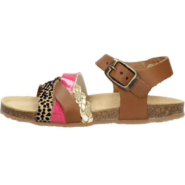 Keq meiden sandalen cognac, foto 2