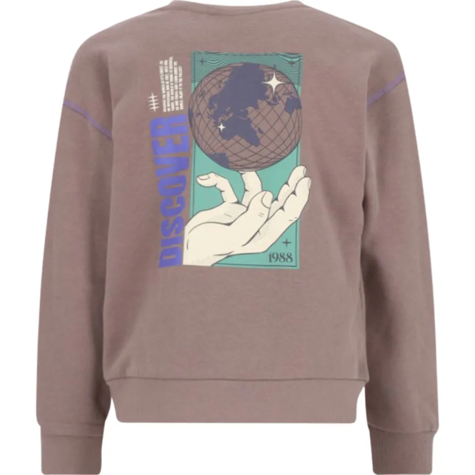 B.Nosy rechtvallende sweater met backprint - bruin, foto 7