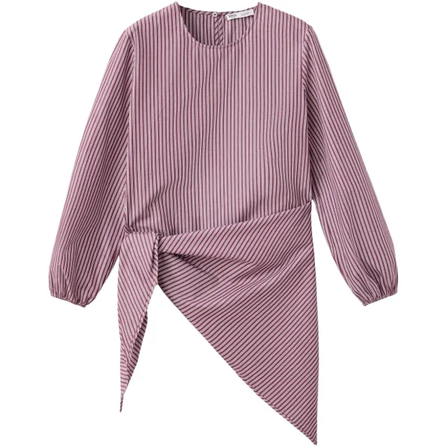 Mango Teen gestreepte blouse oudroze, foto 2