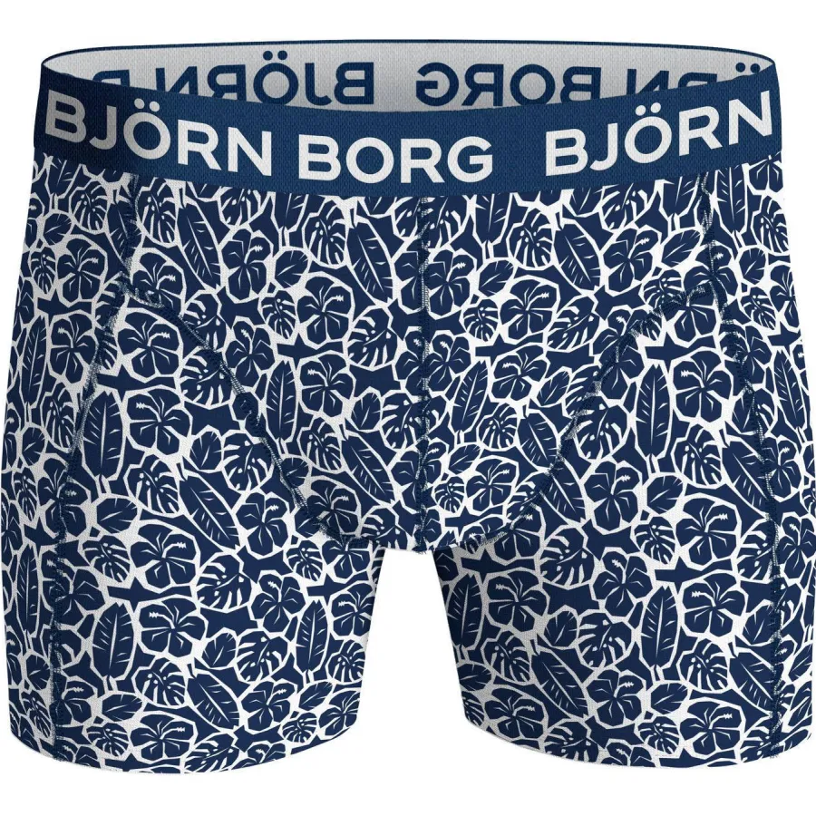 Björn Borg Cotton Stretch boxershorts 3-pack blauw, foto 3