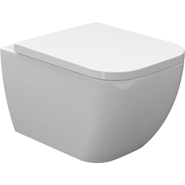 Wiesbaden Sky Compact 47 cm hangtoilet wit