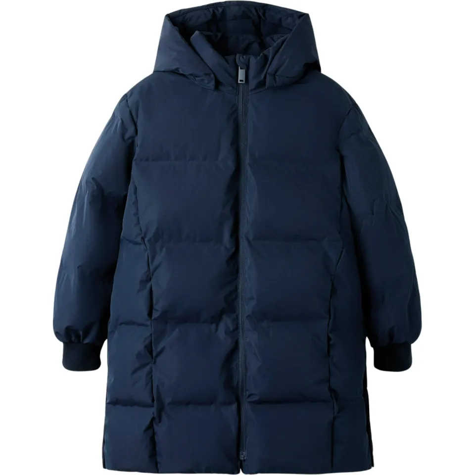 NAME IT Musk lange winterjas donkerblauw, foto 2