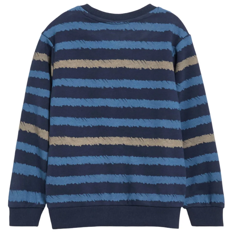 S.Oliver gestreepte sweater - donkerblauw/blauw/beige, foto 3