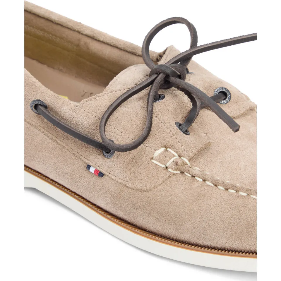 Tommy Hilfiger suède bootschoenen beige, foto 8