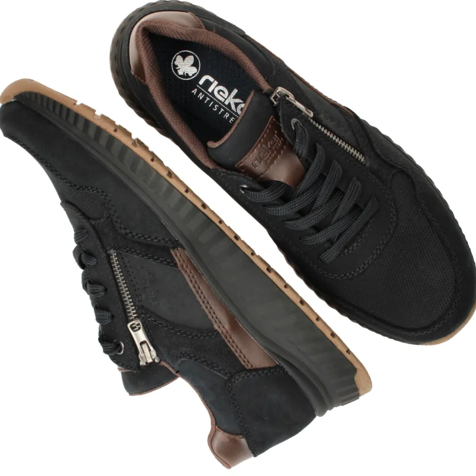 Rieker lage sneakers donkerblauw blauw, foto 5