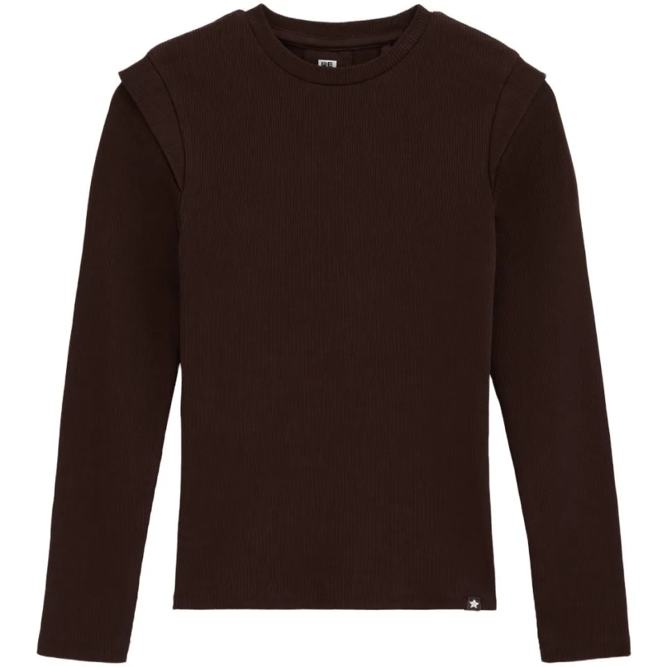 WE Fashion longsleeve bruin, foto 3