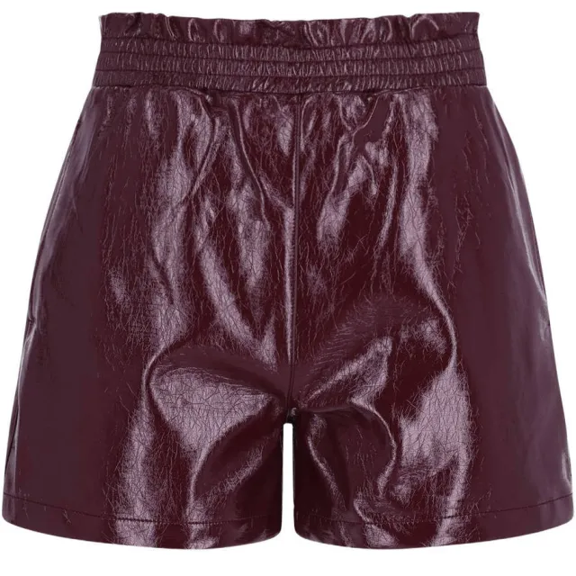 Like Flo Young imitatieleren short donkerrood, foto 2