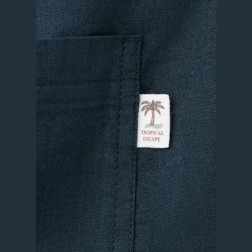 Mango casual korte broek donkerblauw, foto 6