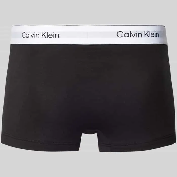 Calvin Klein Low Rise Trunk boxershorts zwart/wit, foto 4