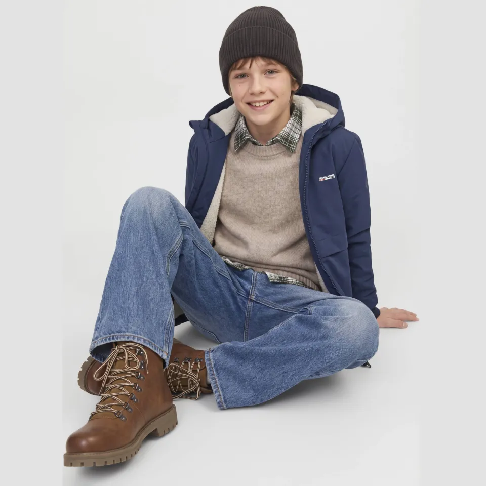Jack & Jones winterjas donkerblauw, foto 7