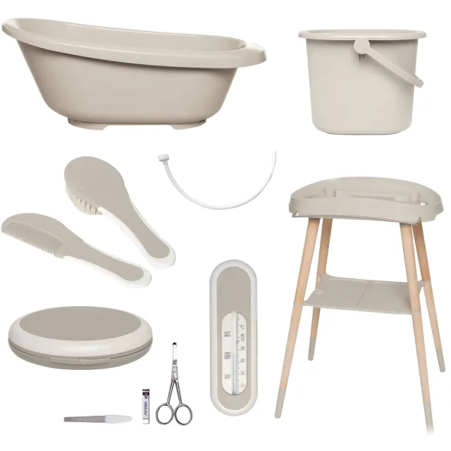bébé-jou Sense 7-delig badset taupe