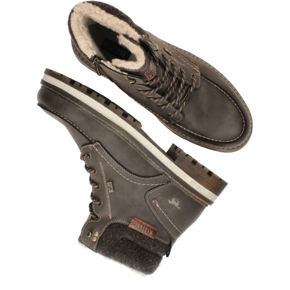 Mustang veterboots donkerbruin, foto 7