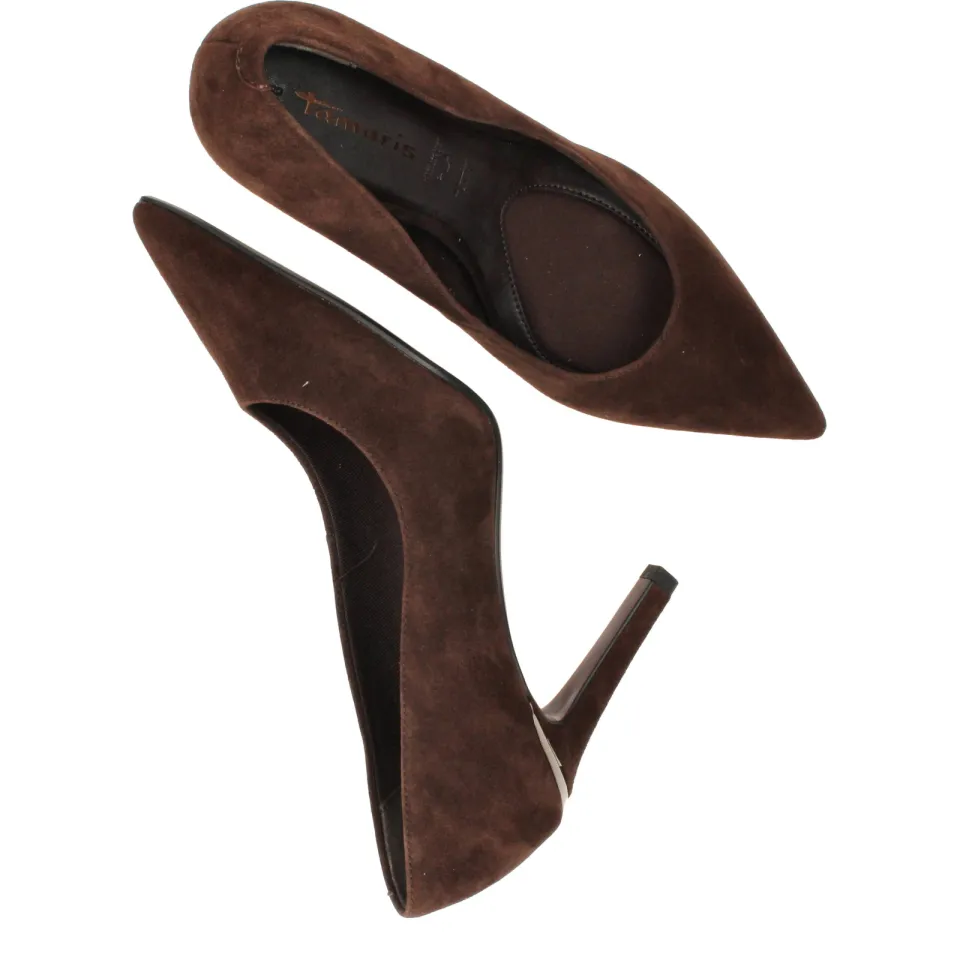 Tamaris pumps bruin, foto 5