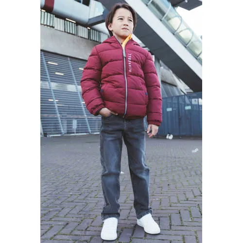TYGO & vito Jix gewatteerde winterjas donkerrood, foto 4