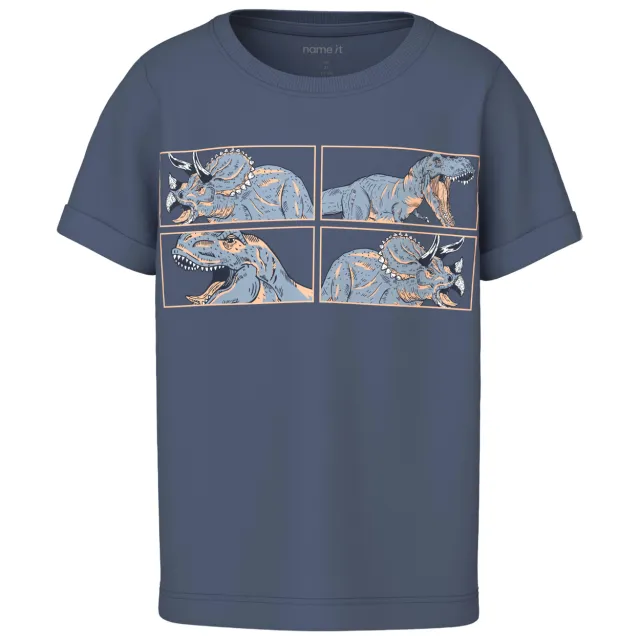 NAME IT MINI T-shirt indigo blauw, foto 2