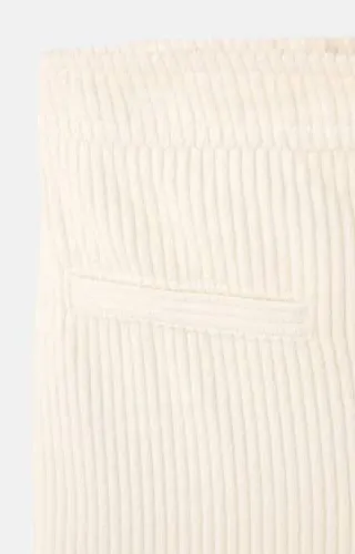 Mango Kids corduroy casual broek beige, foto 4