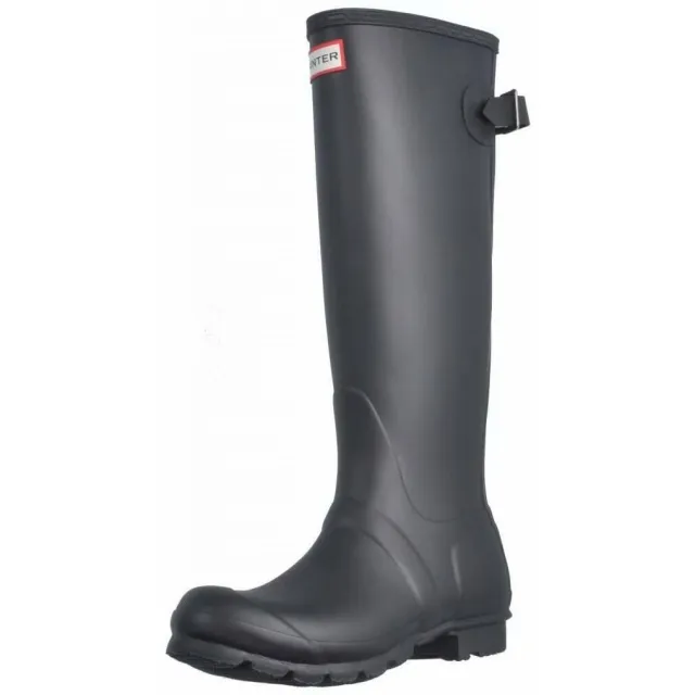 Hunter Boots Women's Original Tall Back Adjustable Boot - Rubberlaarzen, zwart, foto 2