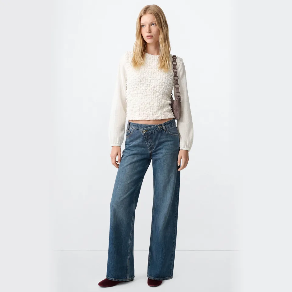 Mango TEEN blousetop ecru