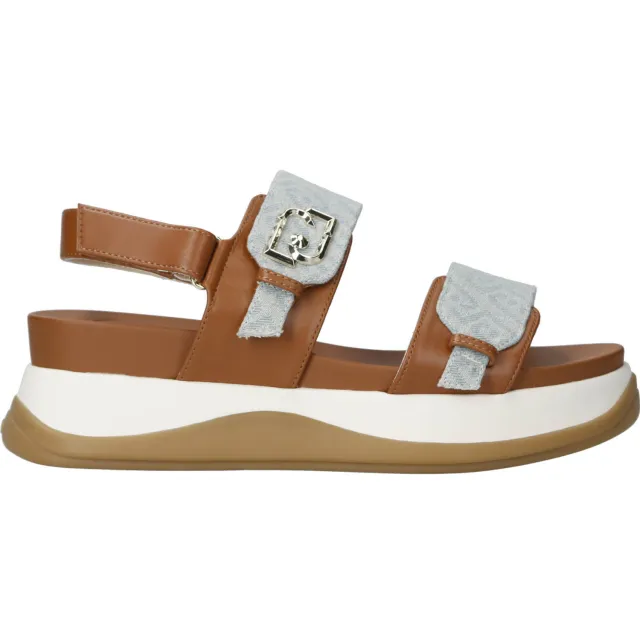 Liu Jo FIiona 02 sandalen cognac/blauw