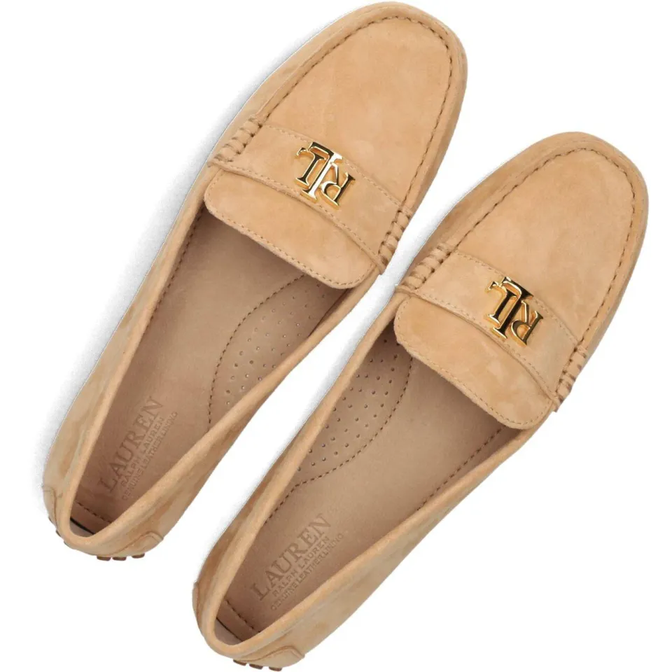 Lauren Ralph Lauren Mocassins Barnsbury Flats Beige, foto 2