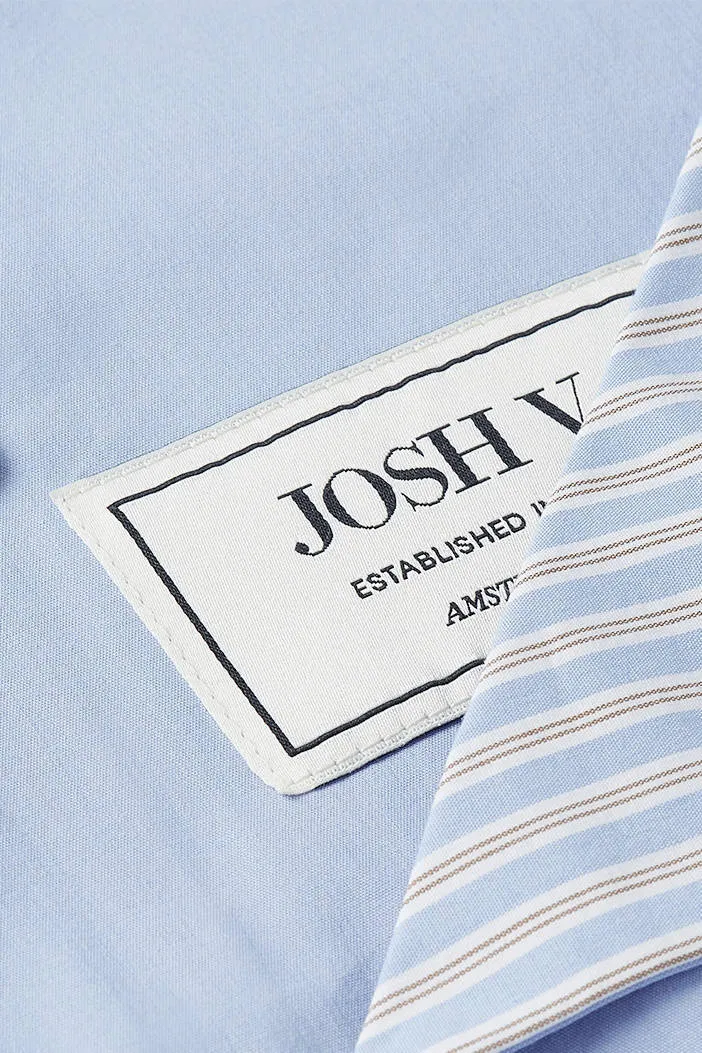 Josh-V Romulo blouse lichtblauw, foto 7