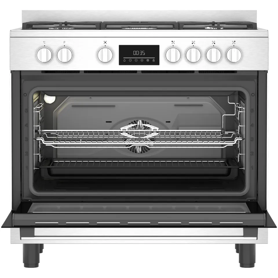 Beko BGM 11227 EXN gasfornuis inox, foto 2