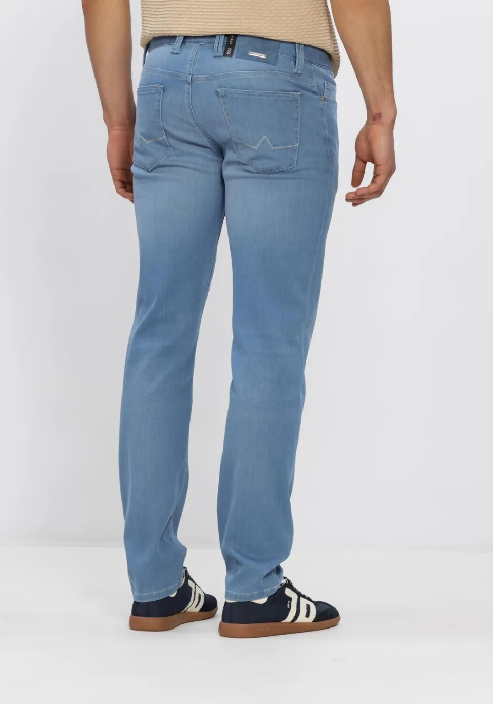 Alberto Heren Jeans Pipe - Lichtblauw, foto 3