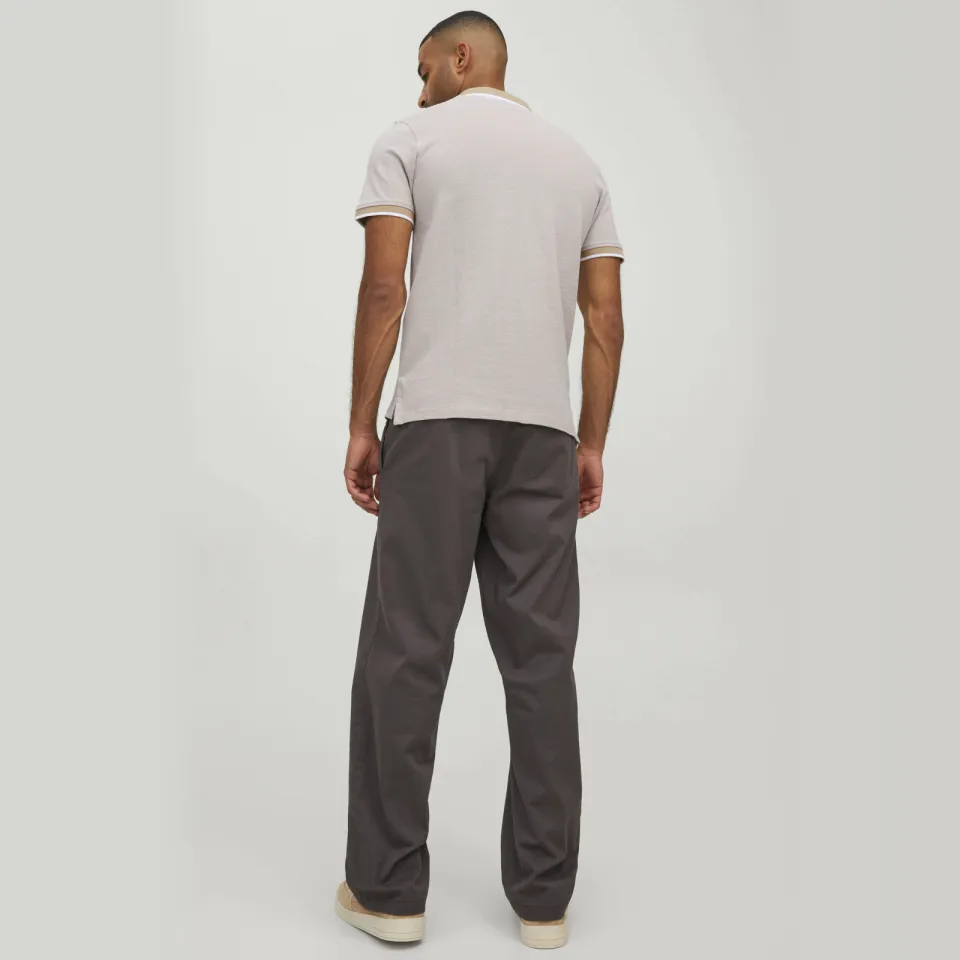Jack & Jones ESSENTIALS slim fit polo JJEPAULOS beige, foto 3