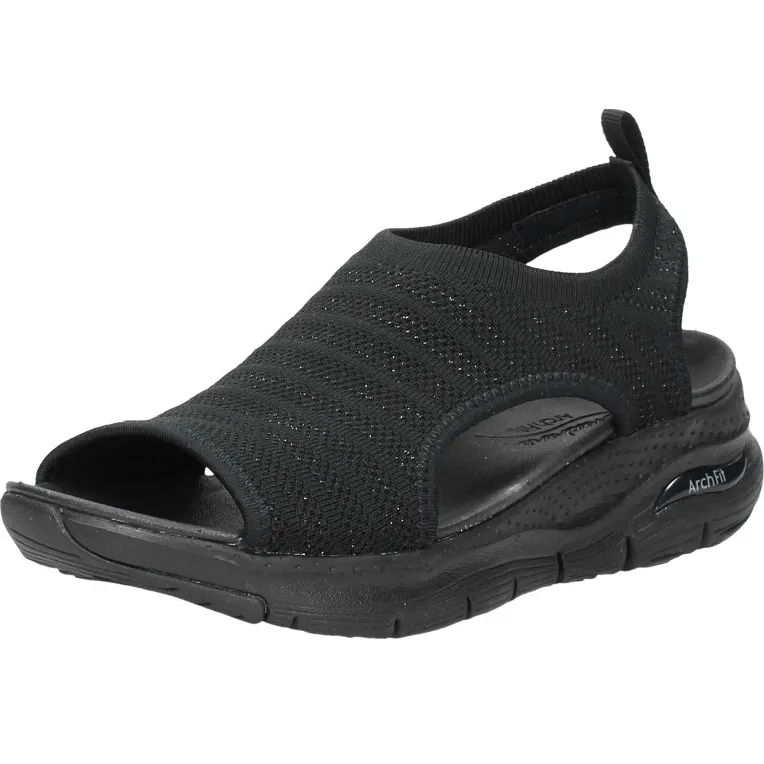 Skechers Arch Fit Darling Days sandalen zwart, foto 3