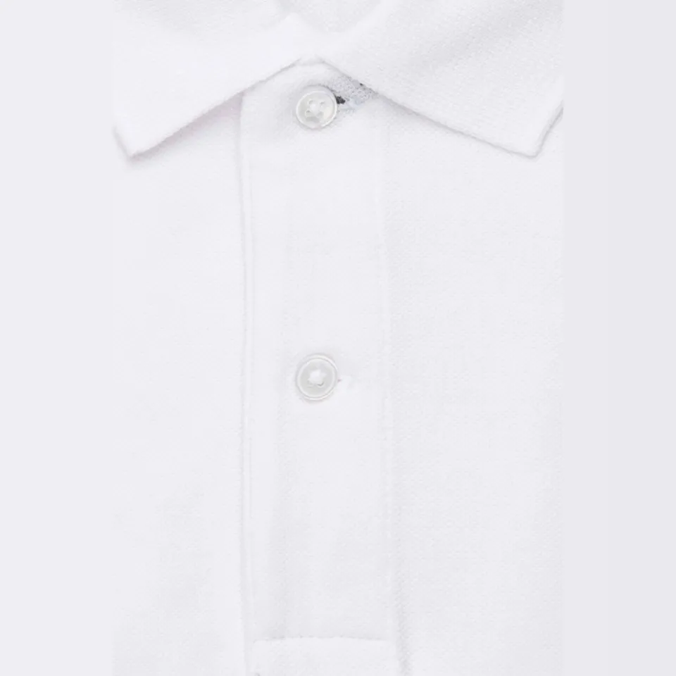 Seidensticker slim fit polo wit, foto 8
