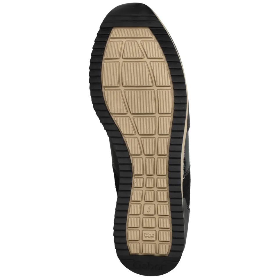 Gabor Perfect Fit 6019 lage sneakers zwart, foto 7