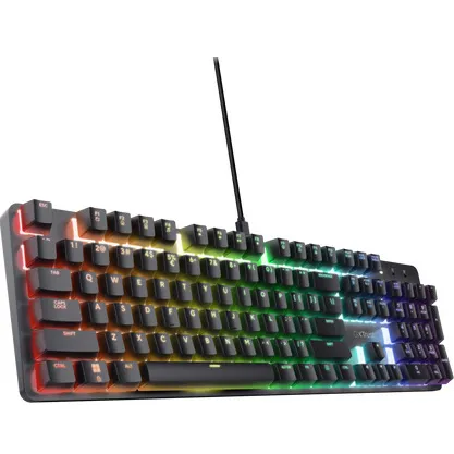 Trust GXT 871 Zora mechanisch gaming toetsenbord zwart, foto 3