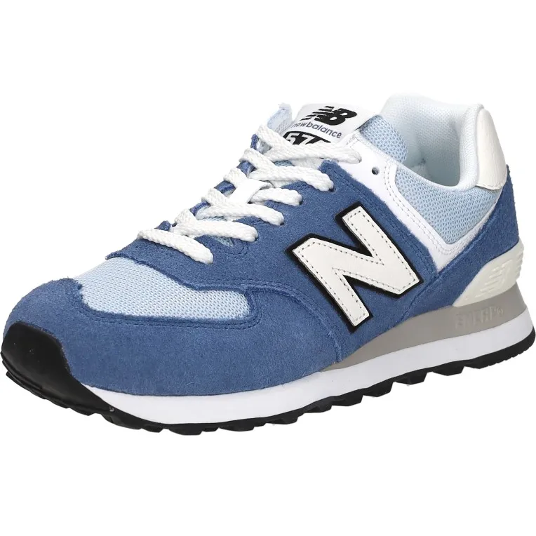 New Balance 574 lage sneakers blauw, foto 4
