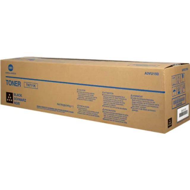 Konica-Minolta Konica Minolta A3VU150 (TN-711K) Toner Zwart