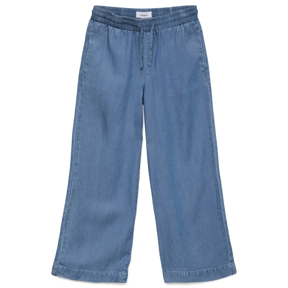 Vero Moda Girl wide leg broek medium blue denim, foto 2