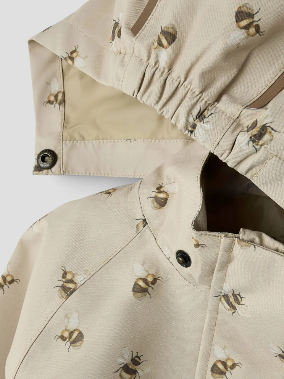 Lil' Atelier Mini regenjas beige, foto 7