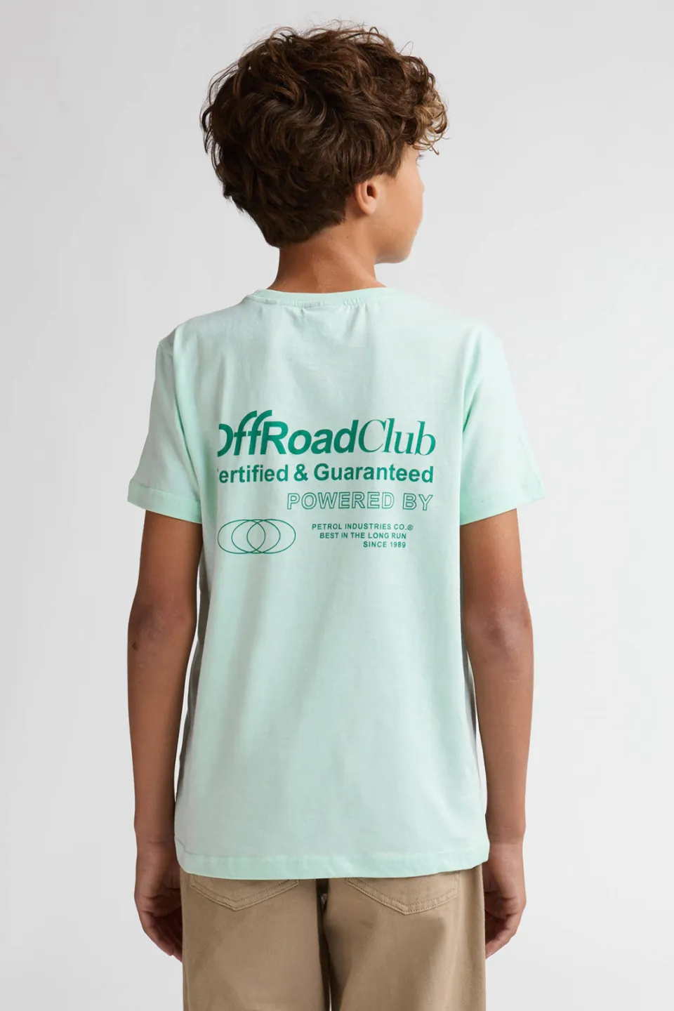 Petrol Industries t-shirt met backprint mintgroen, foto 6