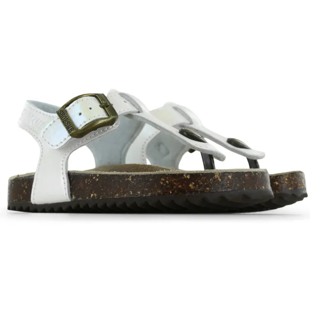 Shoesme sandalen metallic wit
