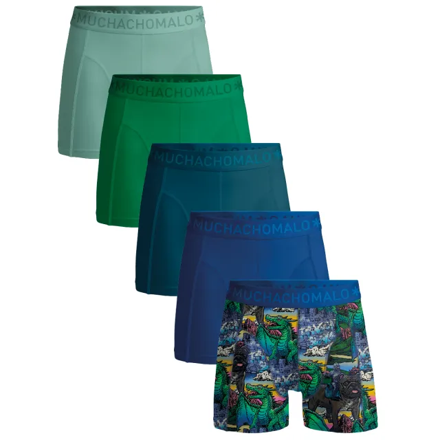 Muchachomalo Heren 5-pack Boxershorts Veelkleurig