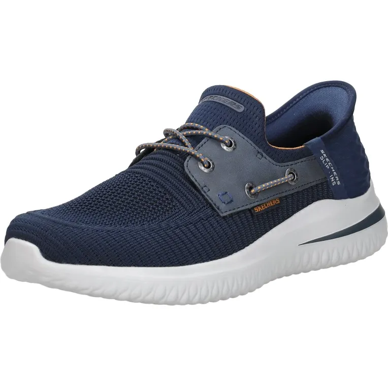 Skechers Slip-Ins Delson 3.0 sneaker blauw, foto 3